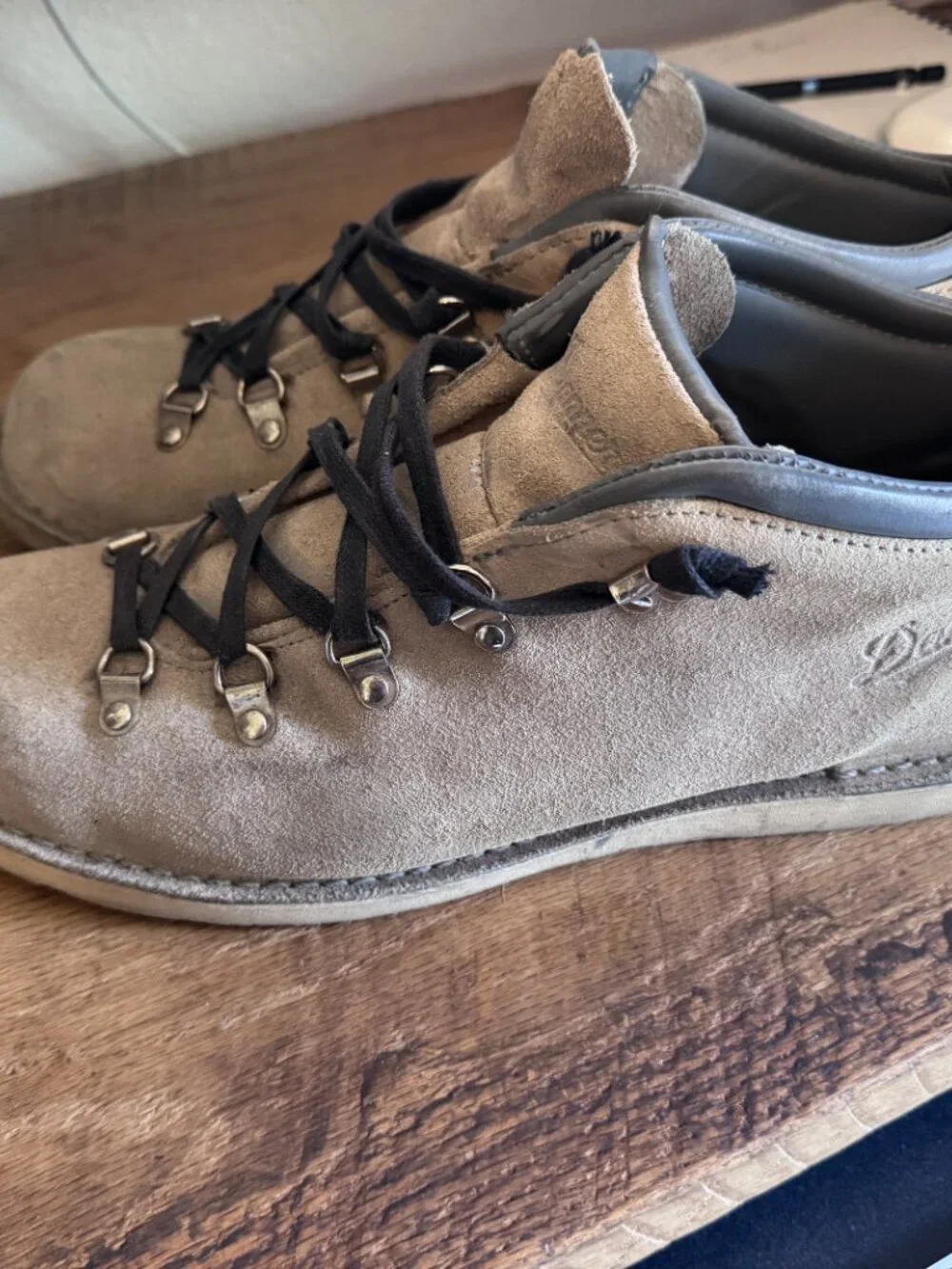Danner Tramline Gray Suede Boots Men's 12 EE Wide